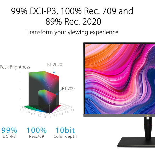 Asus ProArt PA32UCX-PK 32" 5ms 4K Pivot IPS Monitör 1200 NİT - 2