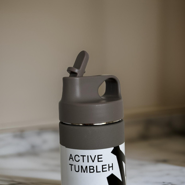 Çift Yalıtımlı Pipetli 550ML Stainless Steel Vakumlu Termos - 3