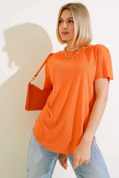 Salaş Basic T-shirt Oranj