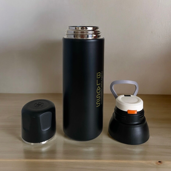 Yüksek Yalıtımlı Paslanmaz Çelik Bardaklı Sıcak/Soğuk 700 ML Termos - 2