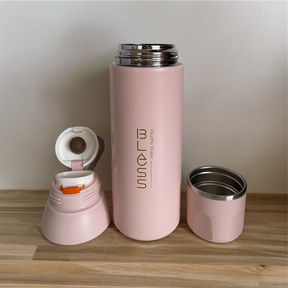 Yüksek Yalıtımlı Paslanmaz Çelik Bardaklı Sıcak/Soğuk 700 ML Termos - 4