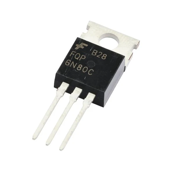 6N80C TO-220 Mosfet Transistör - 4