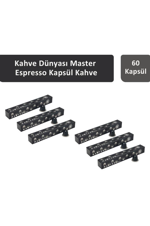 Kahve Dünyası 9 Master Espresso Kapsül Kahve 60 Kapsül ürün görseli
