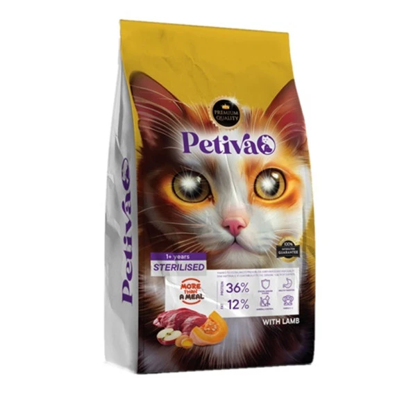 Petiva Kuzulu Kısır Kedi Maması 7 Kg