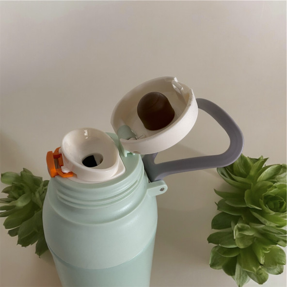 Yüksek Yalıtımlı Paslanmaz Çelik Bardaklı Sıcak/Soğuk 700 ML Termos - 3