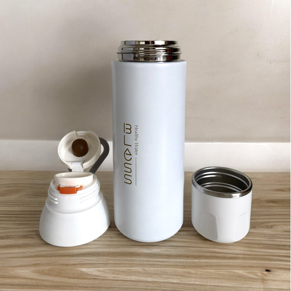 Yüksek Yalıtımlı Paslanmaz Çelik Bardaklı Sıcak/Soğuk 700 ML Termos - 4