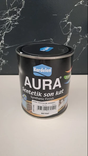 KARDELEN AURA SENTETİK & YAĞLI BOYA 1/1 (560ml-1kg) - BEYAZ