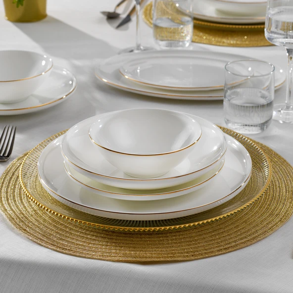 Schafer Chance Gold Yemek Takımı 56 Parça-Gold - 3