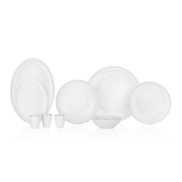 Schafer Chance Gold Yemek Takımı 56 Parça-Gold - 2