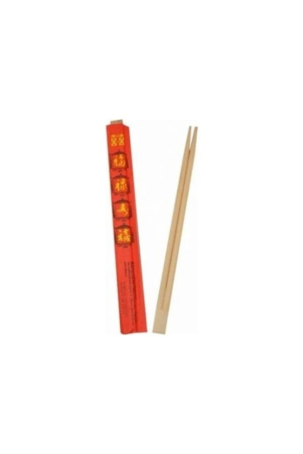 Foodco Bambu Chopstick Çin Çubuğu (24 Cm) Kılıflı 10 Çift