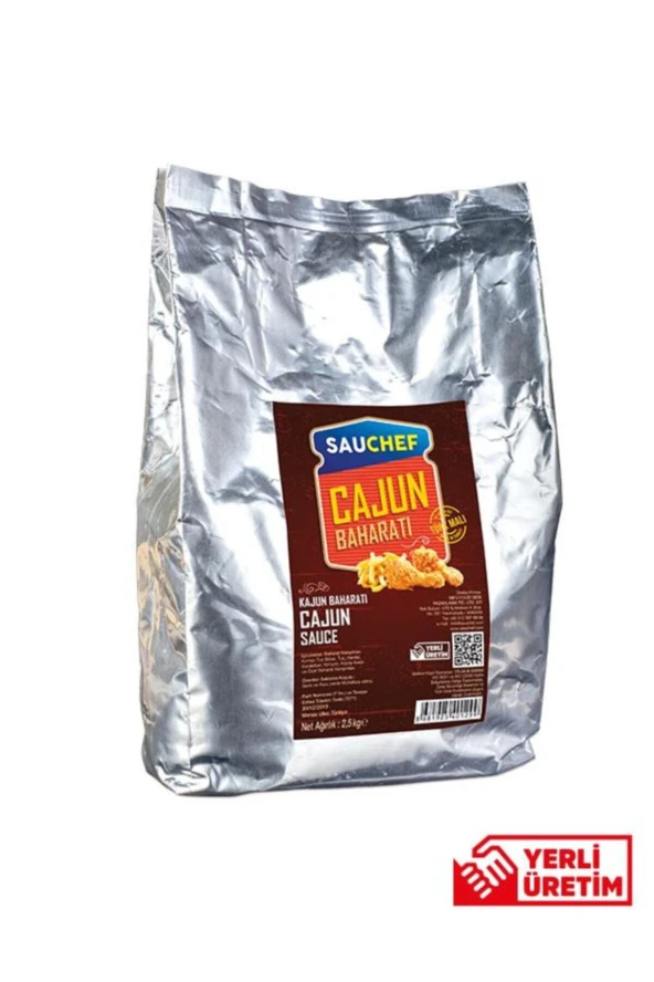 SAUCHEF Cajun Baharatı 2,5 Kg Yemeklik Sos