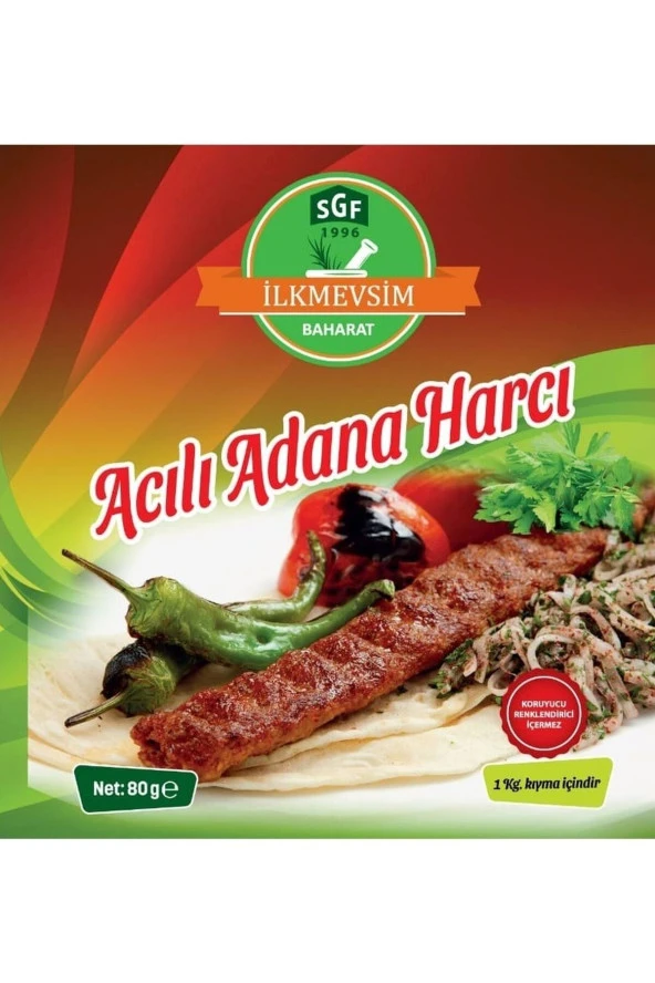 ilkmevsim baharat acılı adana harcı 80 g