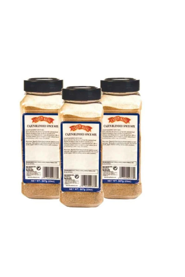 Cajun King Cajun Blended Spice Mix 567 gr Adet 3