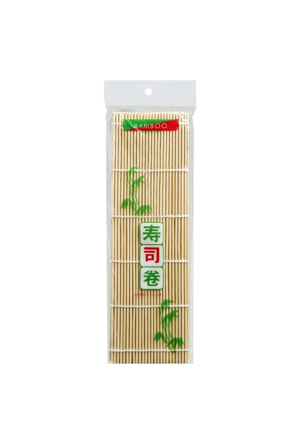 Bamboo Bambu Sushi Mat Sushi Sarma Hasırı Yuv. 27*27 Cm