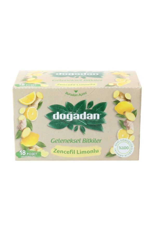 Doğadan Zencefil Limonlu 18'li
