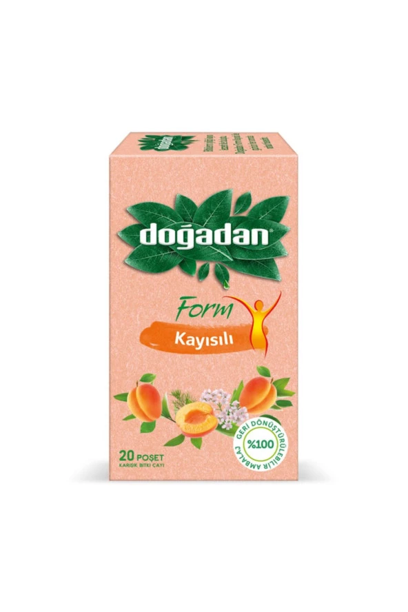 Doğadan Form Çay Kayısılı 20'li X 12 Adet