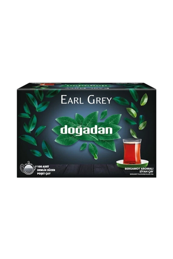 Doğadan Earl Grey Gizli Bahçe Demlik Poşet 100lü 3.2g X 12 Paket