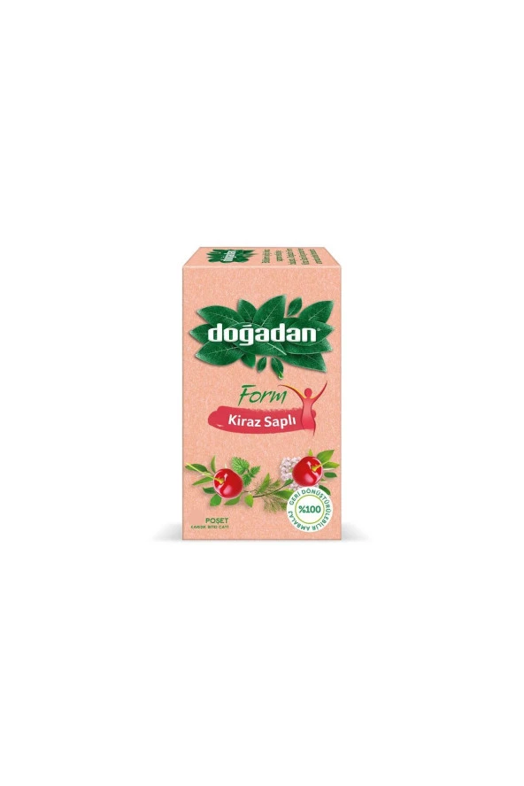 Doğadan Kiraz Saplı Bitki Çayı 20'li - 12'li Koli
