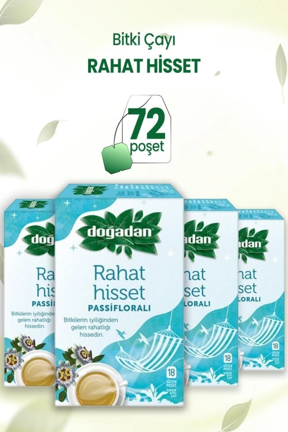 Doğadan Rahat Hisset Passifloralı 18'li X 4 Adet