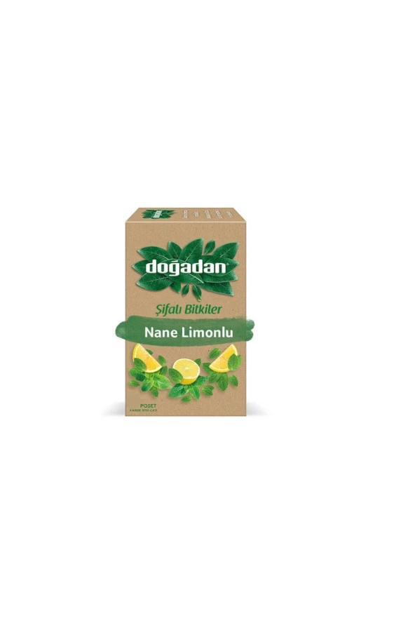 Doğadan Yeşil Çay Nane Limon 20'li Paket - 12'li Koli (edt)