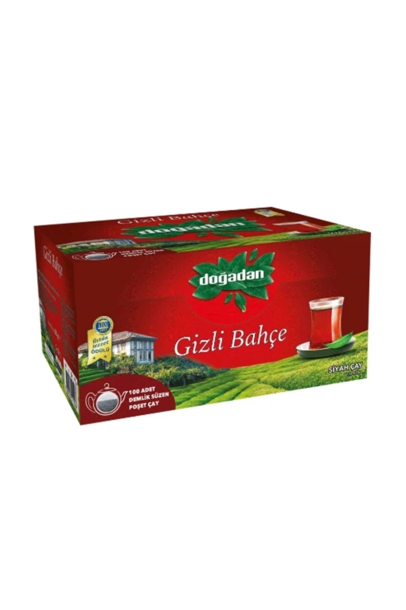 Doğadan 2'li Doğadan Gizli Bahçe Demlik Poşet Çay 100'lü 320 Gr.