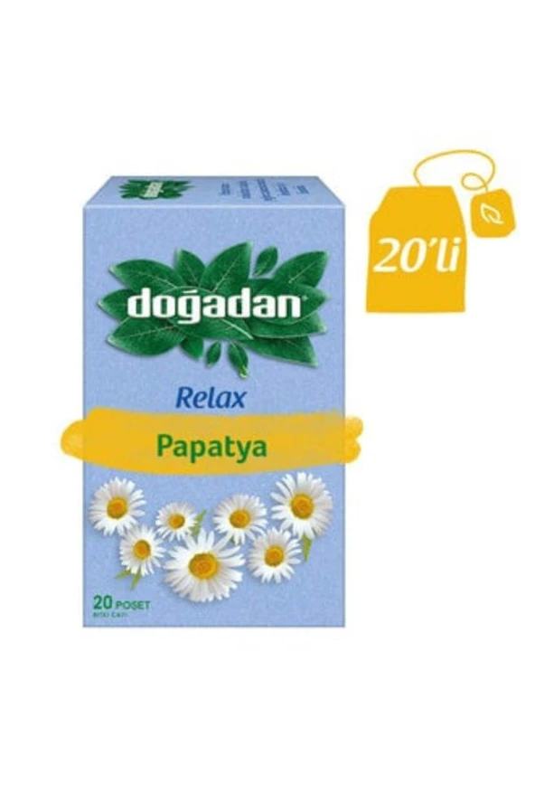Doğadan Papatya Çayı Bardak Poşet 20'Li ( 5 ADET )