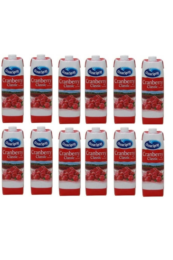 Ocean Spray Cranbery Classic Turna Yemişi Meyve Suyu X 12 Adet