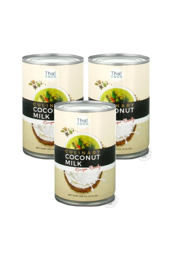 THAI COCO Hindistan Cevizi Sütü 400 Ml X 3 Adet