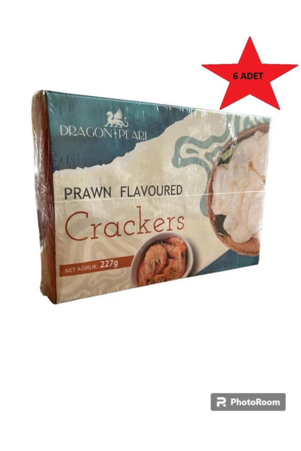 Dragon Pearl Karides cipsi kraker beyaz 227 gr x 6 adet