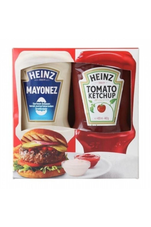 Heinz Ketçap 460 gr ve Mayonez 400 gr Ikili Set