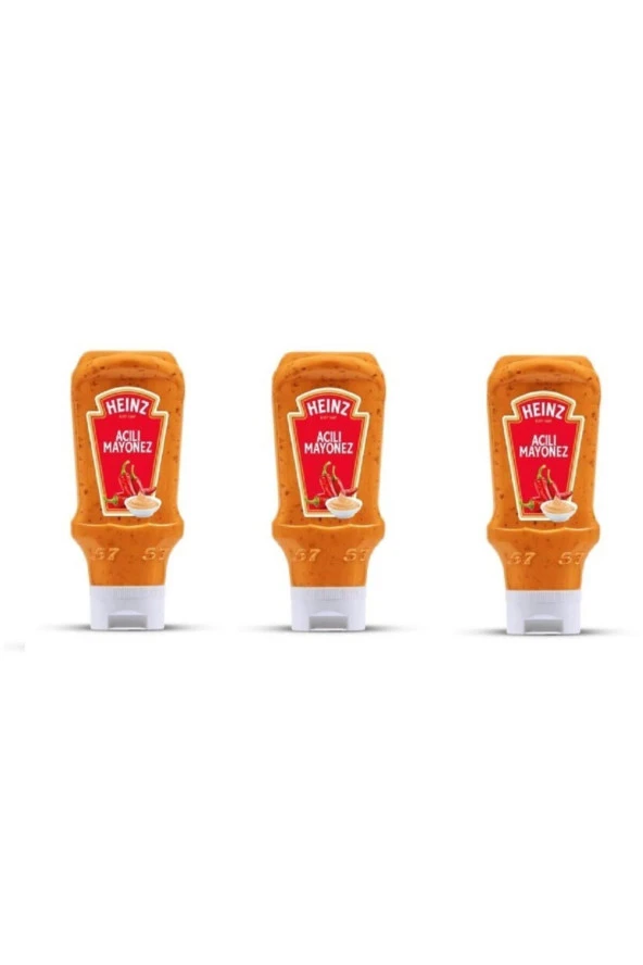 Heinz Heınz Mayonez 405 Ml Acılı X3