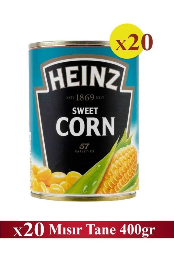 edukkanim Mısır Tane 400 Gr X 20 Ad - Heinz
