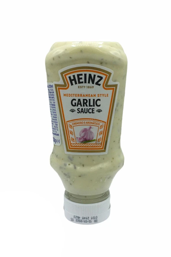 Heinz Garlic Sauce Sarımsak Sosu 230 gr