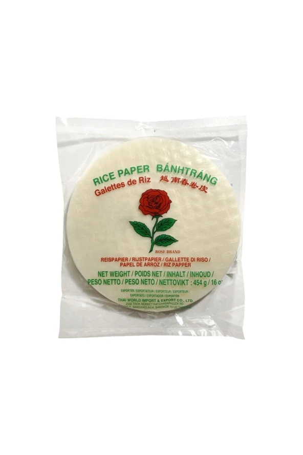 ROSE BRAND Pirinç Kağıdı 454g Pirinç Yufkası