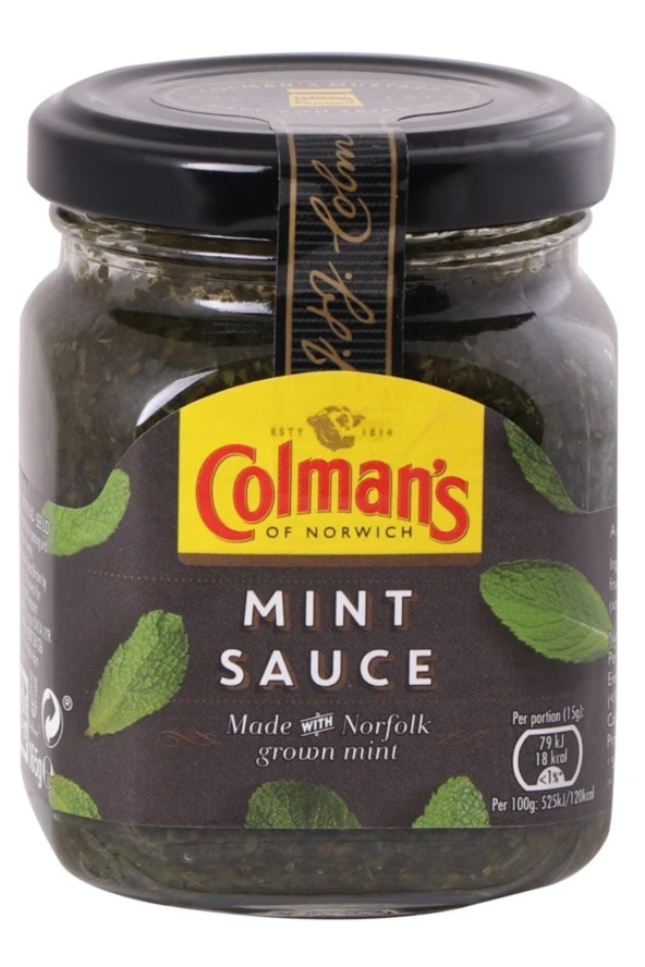 Zamane Çarşı Colman's Mint Sos 165 Gr