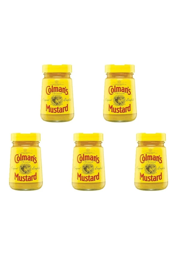 Colman's Colman S English Mustard Ithal Hardal Cam Kavanoz 170 Gr 5 Adet