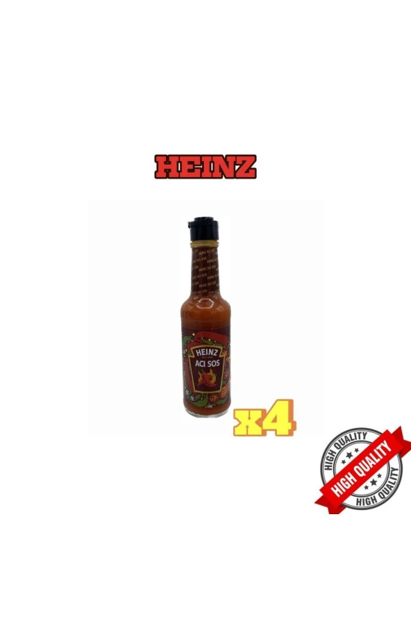 Heinz Acı Sos 160gr  4 Adet