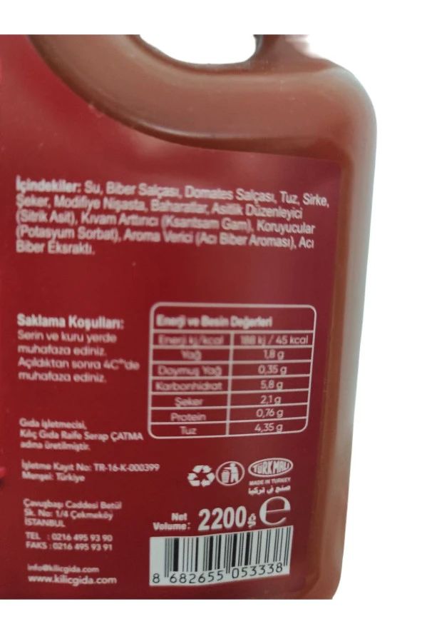 KLC Sriracha Hot Sauce