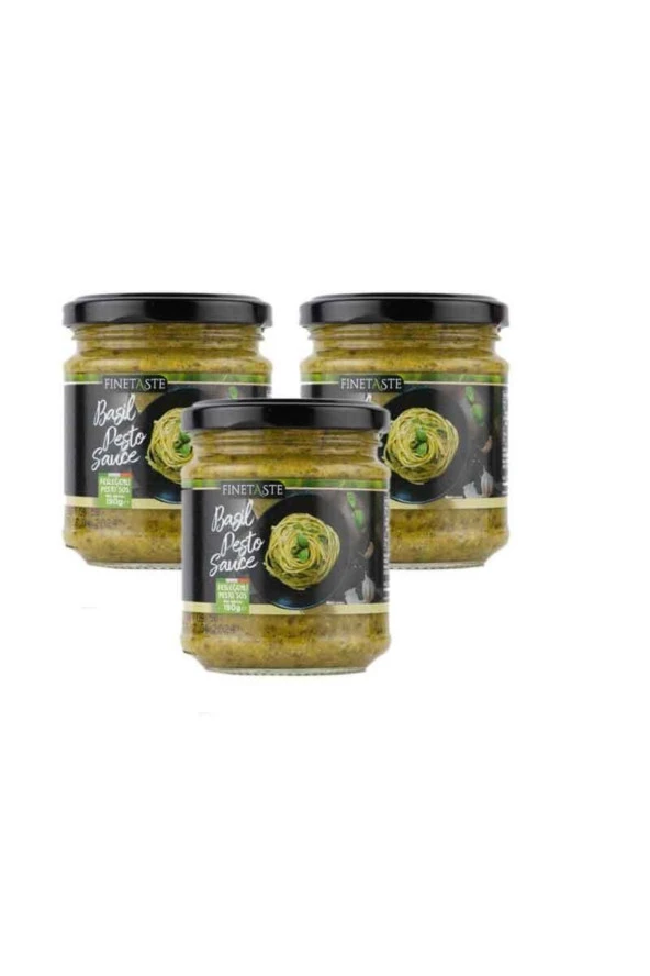 Fine Taste Fesleğen Pesto Sos 190 Gr Adet 3