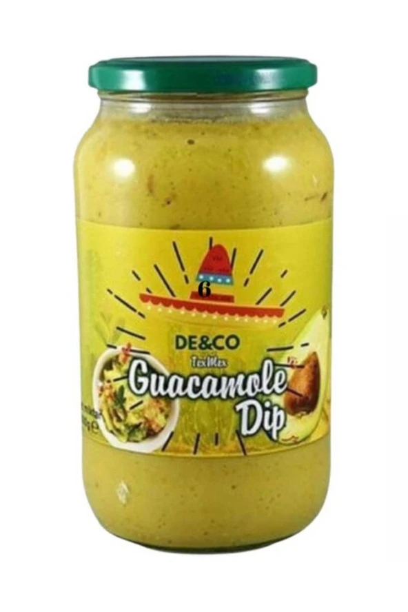 De Co yada De&co DE&CO GUACAMOLE DIP SOS 1 KG   6 AD