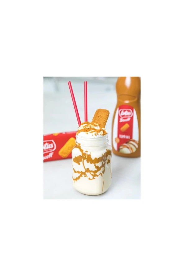 LOTUSS Biscoff Topping Sauce süsleme sos 1 kg x 8 adet