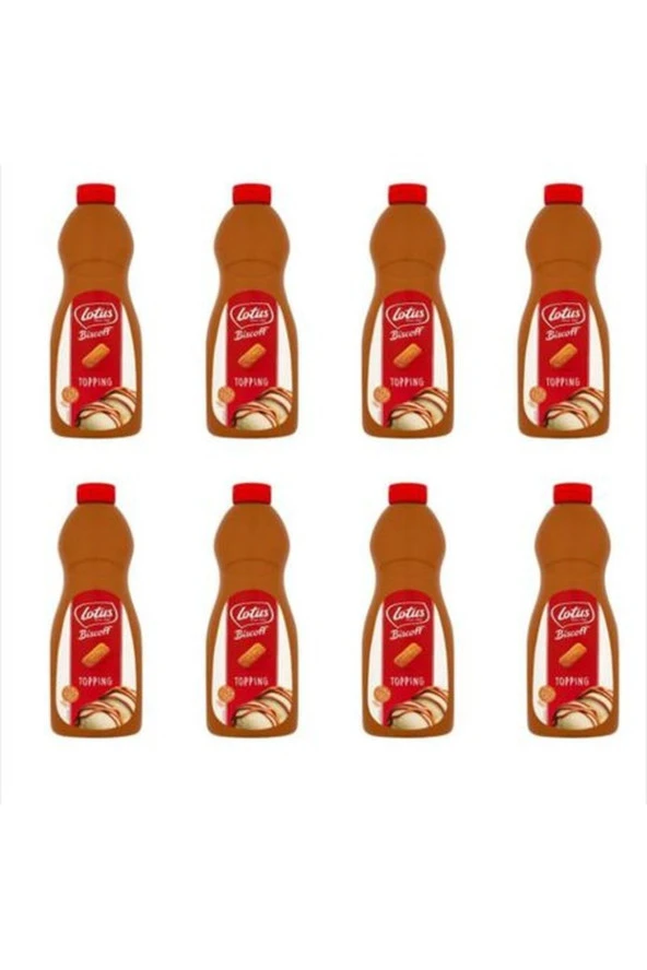 LOTUSS Biscoff Topping Sauce süsleme sos 1 kg x 8 adet