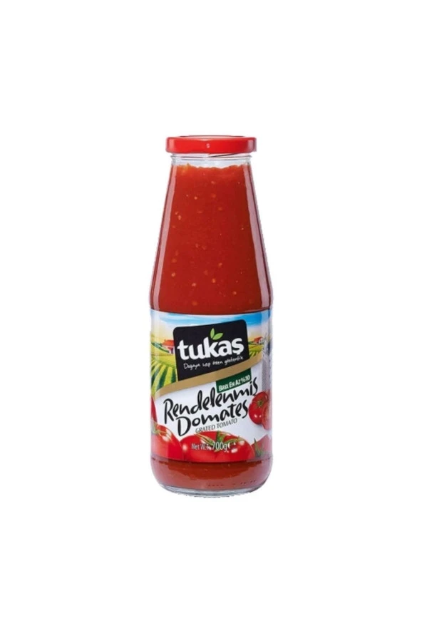 Tukaş Rendelenmiş Domates 720 Gr.