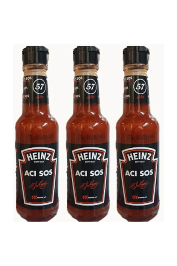 Heinz Acı Sos 3 Lü  150 ml X 3