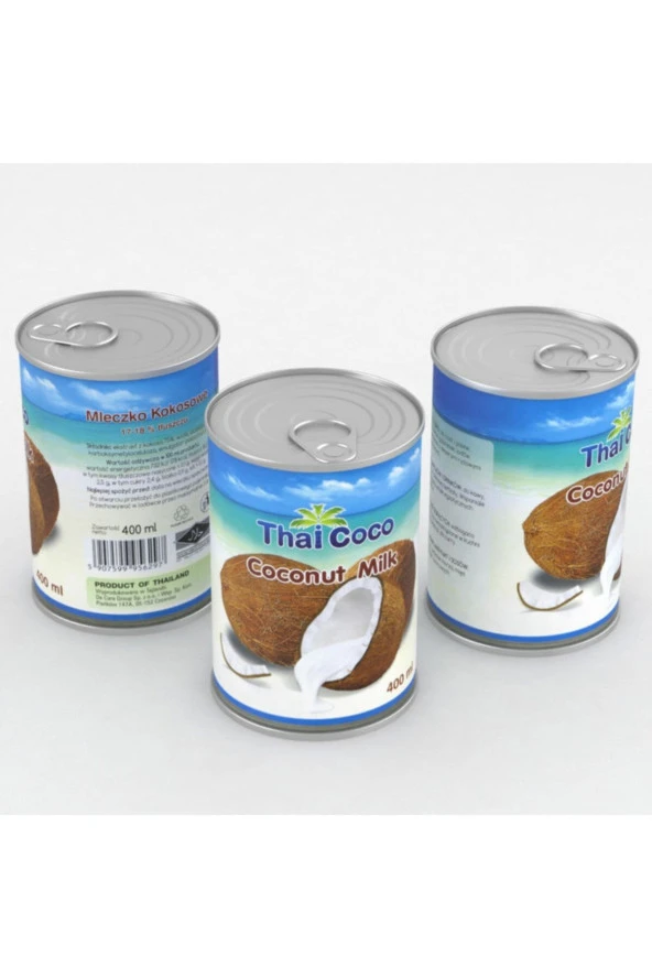 THAI COCO Hindistan Cevizi Sütü 400 ml 3 Adet