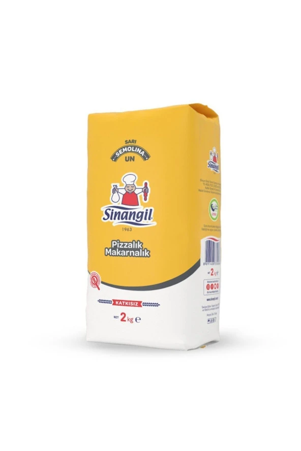 Sinangil Sarı Semolina Un 2kg 6 Adet