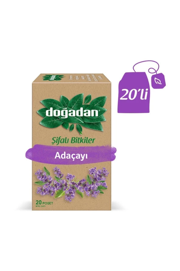 Doğadan BHR TEM-Adaçayı Bardak Poşet 20'Li