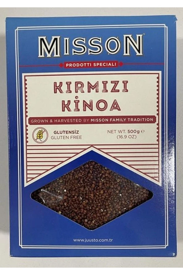 MİSSON Kinoa Kırmızı Ithal Red Quinoa 500 Gr