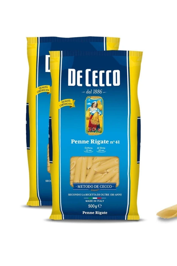 De Cecco Penne Rigate Makarna 500 G X 2