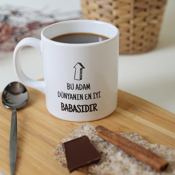 Keramika Keraart Bu Adam  Silindir Kupa 10 Cm